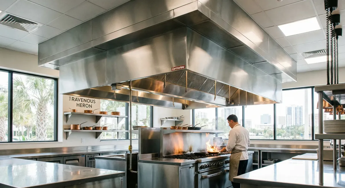 Professional exhaust hood cleaning in Denver commercial kitchen